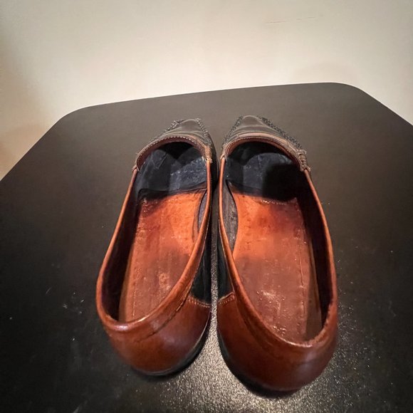 Bally leather casual slip-on loafers shoes 9 1/2 main image 9